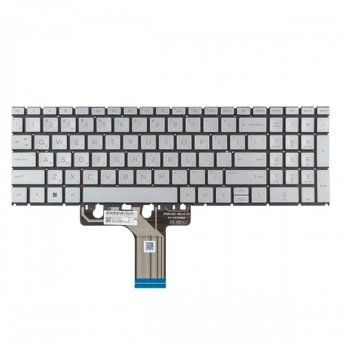 Клавиатура для ноутбука HP Pavilion 15-EG 15-EH 15-EF 17-CN 17-CP 250 255 256 G10 series, RU (Silver, Original)