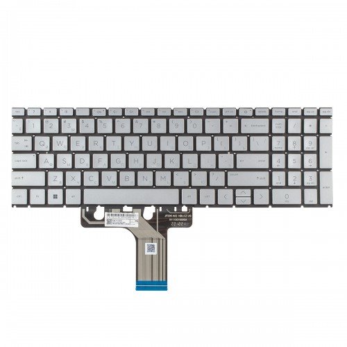 Клавіатура для ноутбука HP Pavilion 15-EG 15-EH 15-EF 17-CN 17-CP 250 255 256 G10 series, RU (Silver, Original)
