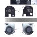 Вентиляторы для ноутбука Dell Precision 7530 7540 7730 7740 P74F, (5V CPU+GPU, 0PR6WV, 01209N, 0M2F8R, Аналог)