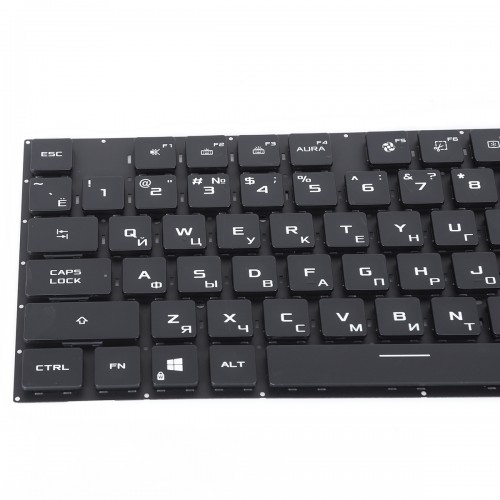Клавиатура для ноутбука Asus Rog Strix Scar 15 Gaming G533QM G533QR G533QS, RU, Black, RGB-perkey