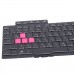 Клавиатура для ноутбука Asus ROG Strix G531GV G531GW G531GU GL531GU G531GD G531GT series, RU/UA, (Black, WASD Pink, RGB 4-Zone 16pin)