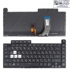 Клавиатура для Asus G531GV G531GW G531GU GL531GU G531GD G531GT, RU/UA, (Black, WASD Crystal, RGB 4-Zone 16pin)