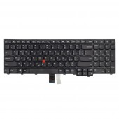 Клавиатура для Lenovo Thinkpad E531 T540 E540 W540 T540P L540 T550 T560 W550S P50S W541 L560 L570, RU/UA, Black (6 креплений)