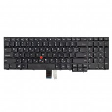 Клавиатура для Lenovo Thinkpad E531 T540 E540 W540 T540P L540 T550 T560 W550S P50S W541 L560 L570, RU/UA, Black (6 креплений)