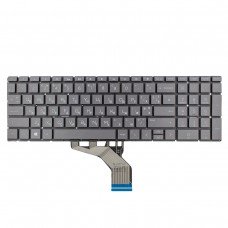 Клавіатура для HP Pavilion 15-DA 15-DB 15-DX 15-DR 15-DW 15-CX 15-CS, 250 255 G7, RU/UA, (Graphite, backlight)