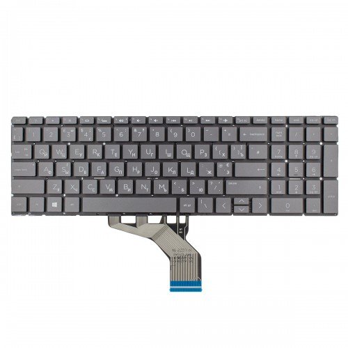 Клавіатура для ноутбука HP Pavilion 15-DA 15-DB 15-DX 15-DR 15-DW 15-CX 15-CS, 250 255 G7, RU/UA, (Graphite, backlight)