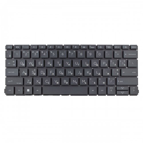 Клавіатура для ноутбука HP ProBook 430 G8, X360 430 435 G7 435 G8, RU/UA, (Black, Backlight, Original)