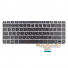 Клавиатура для HP EliteBook Folio 1040 G3 series, RU/UA, (Black/Gray, Backlight, Аналог)