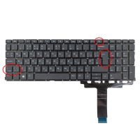 Клавиатура для HP Probook 450 455 455R 650 655 G8 series, RU/UA, Black, Big Enter, Аналог