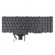 Клавіатура для Dell Latitude 5500 5501 5510 5511 Precision 3500 3501 3540 3541 3550 3551, UA, Black, Backlight