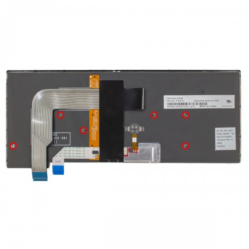 Клавиатура для ноутбука Lenovo ThinkPad T470S, 13 Gen 2, RU/UA, Original