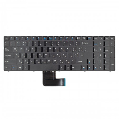 Клавиатура для ноутбука Medion Akoya E6237 E6647 E7223 E7225T E7226 E7227, RU/UA, Black