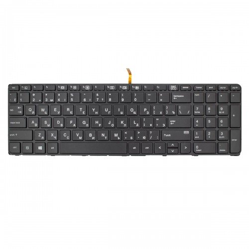 Клавіатура для ноутбука HP ProBook 450 455 470 G3 G4, 650 655 G2 G3, RU, (Black, Backlit)