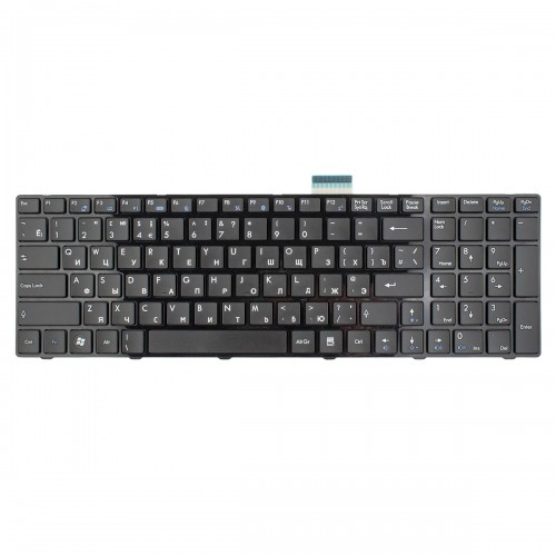 Клавиатура для ноутбука MSI A6200 A6205 CX620MX GE620 CR650 GX660 GX680 GT660 GT680 GT683 GE700, RU, Black