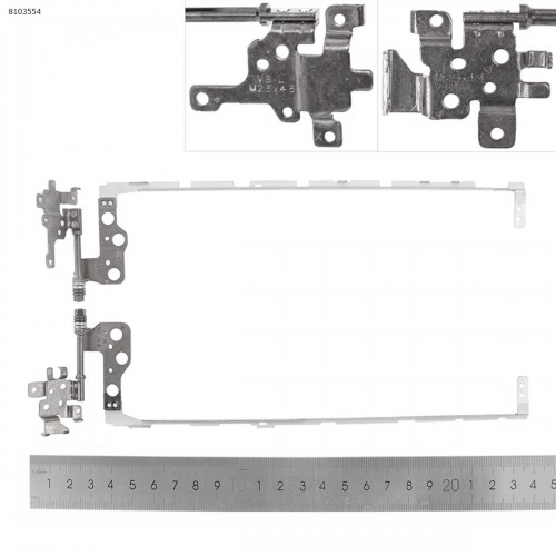 Петлі для ноутбука Lenovo V330-14ISK V330-14IKB V330-14ARR V130-14IGM V130-14IKB (5H50Q64295, пара, ліва+права)
