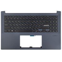Верхня кришка для Asus X3500PA X3500PC X3500PH, RU/UA (топкейс+клавіатура, Backlit, 90NB0UU2-R30UA0, Original)