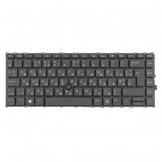 Клавиатура для HP EliteBook 745 840 845 G7 G8, UK/RU/UA, Black, Backlit, Trackpoint