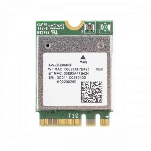 Плата WiFi+Bluetooth RTL8821CE, (M.2 2230, WiFi 802.11 AC + Bluetooth 5.0, 0C011-00190400)