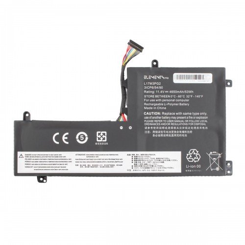Батарея для ноутбука Lenovo Legion Y530-15ICH Y540-15IRH Y540-17IRH Y730-15ICH Y740-15ICH Y740-15IRH, 11.4V 4650mAh L17M3PG2 (Long cable)