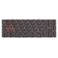 Клавиатура для Acer Nitro 5 AN515-31 AN515-41 AN515-42 AN515-51 AN515-52, RU, Black/Red Клавиатура для Acer Nitro 5 AN515-31 AN515-41 AN515-42 AN515-51 AN515-52, RU, Black/Red
