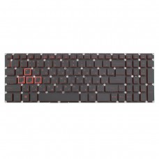 Клавиатура для Acer Nitro 5 AN515-31 AN515-41 AN515-42 AN515-51 AN515-52, RU, Black/Red