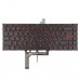 Клавиатура для ноутбука MSI GS65 Stealth GS65VR MS-16Q2, RU, (Black/Red, Backlight, Original)