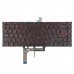 Клавіатура для ноутбука MSI GS65 Stealth GS65VR MS-16Q2, RU, (Black/Red, Backlight, Original)