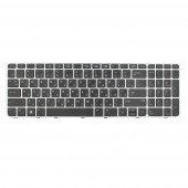 Клавиатура для HP EliteBook 755 G3 850 G3 850 G4, ZBook 15u G3 G4, RU, (серая рамка, с подсветкой)