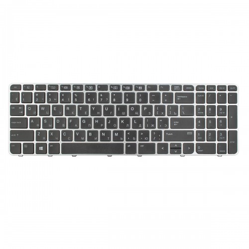 Клавиатура для ноутбука HP EliteBook 755 G3 850 G3 850 G4 ZBook 15u G3 G4, RU, (серая рамка, с подсветкой)