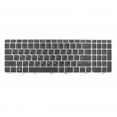 Клавіатура для HP EliteBook 755 G3 850 G3 850 G4 ZBook 15u G3 G4, RU, (сіра рамка, з підсвіткою)