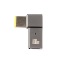 DC переходник для блока питания ноутбука Type-C на Lenovo Yellow Square+pin DC переходник для блока питания ноутбука Type-C на Lenovo Yellow Square+pin