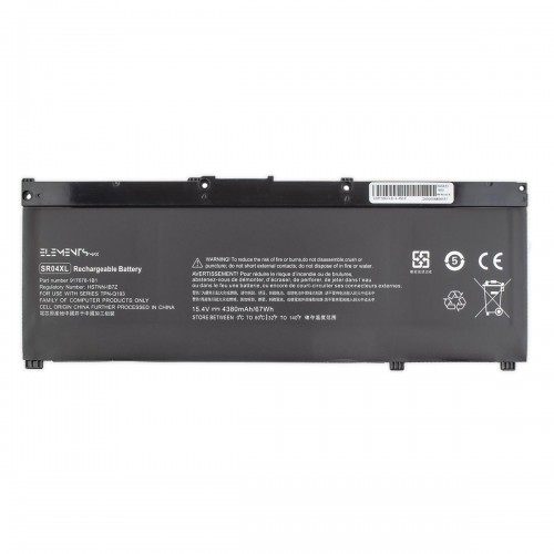 Батарея для ноутбука HP Omen 15-CE 15-CB 15-DC 15-CX 17-CB, (15.4V 4380mAh 67Wh, SR04XL)