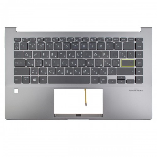 Верхняя крышка для ноутбука Asus ZenBook 14 X435EA, RU/UA, (топкейс+клавиатура, Backlight, 90NB0SU1-R30UA0, Original)