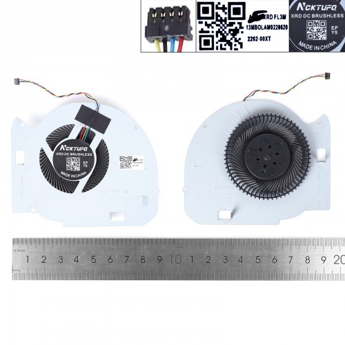 Вентилятор для ноутбука Asus ROG Zephyrus GM501GM GU501GM, (CPU fan DC 12V 1A, 13NR0030AP0201, FKFL DFS200912120T, 13N1-4MA0801, Аналог)