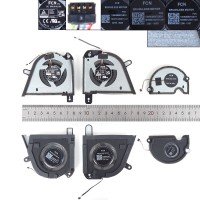Вентилятори 12V CPU+GPU+5V SYS для ноутбука Asus ROG Zephyrus M16 GU604VI GU604VY, (Original)