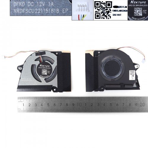 Вентилятор для Asus ROG GA401IHR GA401QC GA401QE GA401QEC GA401QH GA401QM PX401QM RTX 3060, (12V CPU fan, 13NR05S0AP0101, 6033B0090301, Аналог)