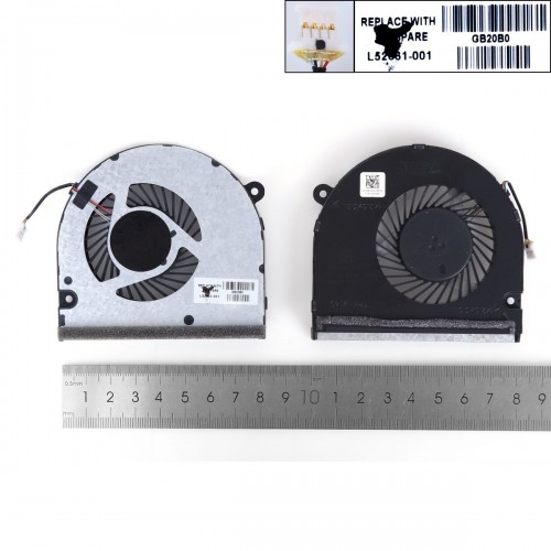 Вентилятор для ноутбука HP Envy 17-CE 17M-CE 17T-CE TPN-W145, (L52661-001, NS85C25-18J05, Original)
