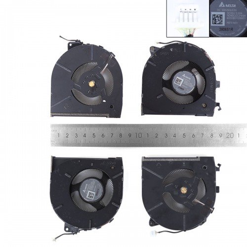 Вентилятори для ноутбука HP ZBook Studio 16 Inch G9 HSN-152C, (5V CPU+GPU fans, EG50060S1-1C130-S9A, EG50060S1-1C140-S9A, Original)