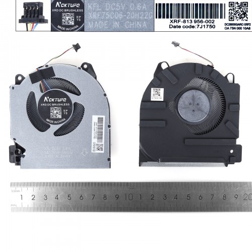 Вентилятор для ноутбука HP Victus 16-D 16T-D 16-E TPN-Q263 TPN-Q264 60W, (5V GPU Fan, M75723-001, NS75C06-20K20, Аналог)