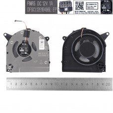 Вентилятор для Lenovo Legion S7-15ACH6 Type 82K8, (12V CPU fan, FNR5 DFSCL12E16486L, DC28000GJF0, Original)