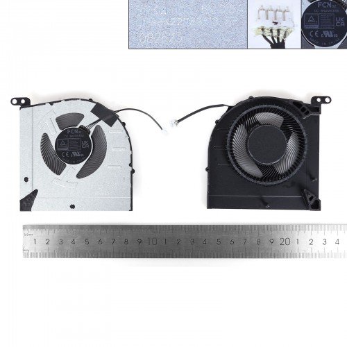 Вентилятор для ноутбука Lenovo IdeaPad Gaming 3 15IAH7 16IAH7 Type 82S9 82SA, (5V GPU fan, FPKW DFS5K221153713, Original)