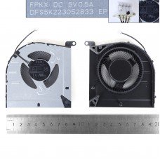 Вентилятор для Lenovo IdeaPad Gaming 3 15IAH7 16IAH7 Type 82S9 82SA, (5V CPU, FPKX DFS5K223052833, Original)