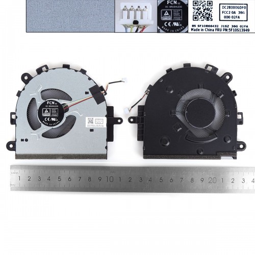 Вентилятор для ноутбука Lenovo IdeaPad 3 17ITL6 17ADA6 17ALC6 17IRU7 17IAU7 17ABA7, (FNBL DFS5K22B15673P, Original)