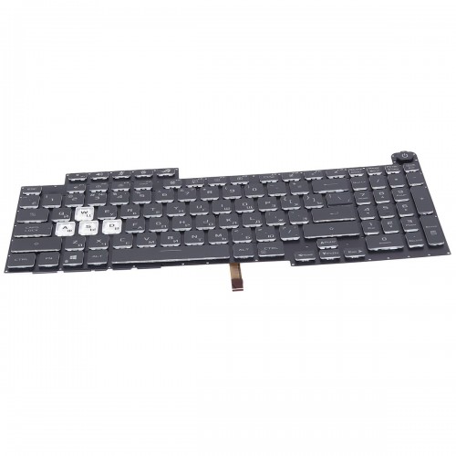 Клавиатура для ноутбука Asus ROG Strix G713I G713Q G733Q 2021, RU, Black (16pin Backlit, Original)