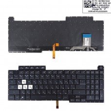 Клавіатура для Asus ROG Strix G713I G713Q G733Q 2021, RU, Black (16pin Backlit, Original)