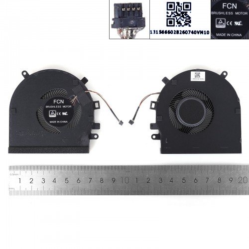 Вентилятор для Razer Spirit Blade GTX1060 RZ09-0270 RZ09-0300 RZ09-0328 RZ09-0369, (5V CPU fan, FNL3 DFS501105PR0T, Original)
