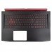 Верхняя крышка для ноутбука Acer Nitro AN515-31 AN515-41 AN515-42 AN515-51 AN515-52 AN515-53, (Red/Black, топкейс+клавиатура с подсветкой)