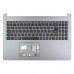Верхняя крышка для Acer A115-22 A315-23G A315-43 A315-55 A315-57 EX215-22G EX215-53G, RU/UA, (Silver, топкейс+клавиатура, 6B.HVUN7.033, Original)