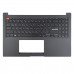 Верхняя крышка для ноутбука Asus Vivobook S 15 OLED M3502QA, RU/UA, (топкейс+клавиатура, 4pin Backlight, 90NB0XX2-R30UA0, Original)