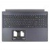 Верхняя крышка для ноутбука Acer Aspire A715-75G, RU, (Black, топкейс+клавиатура с подсветкой, 6B.Q99N2.005, C Cover, Original)